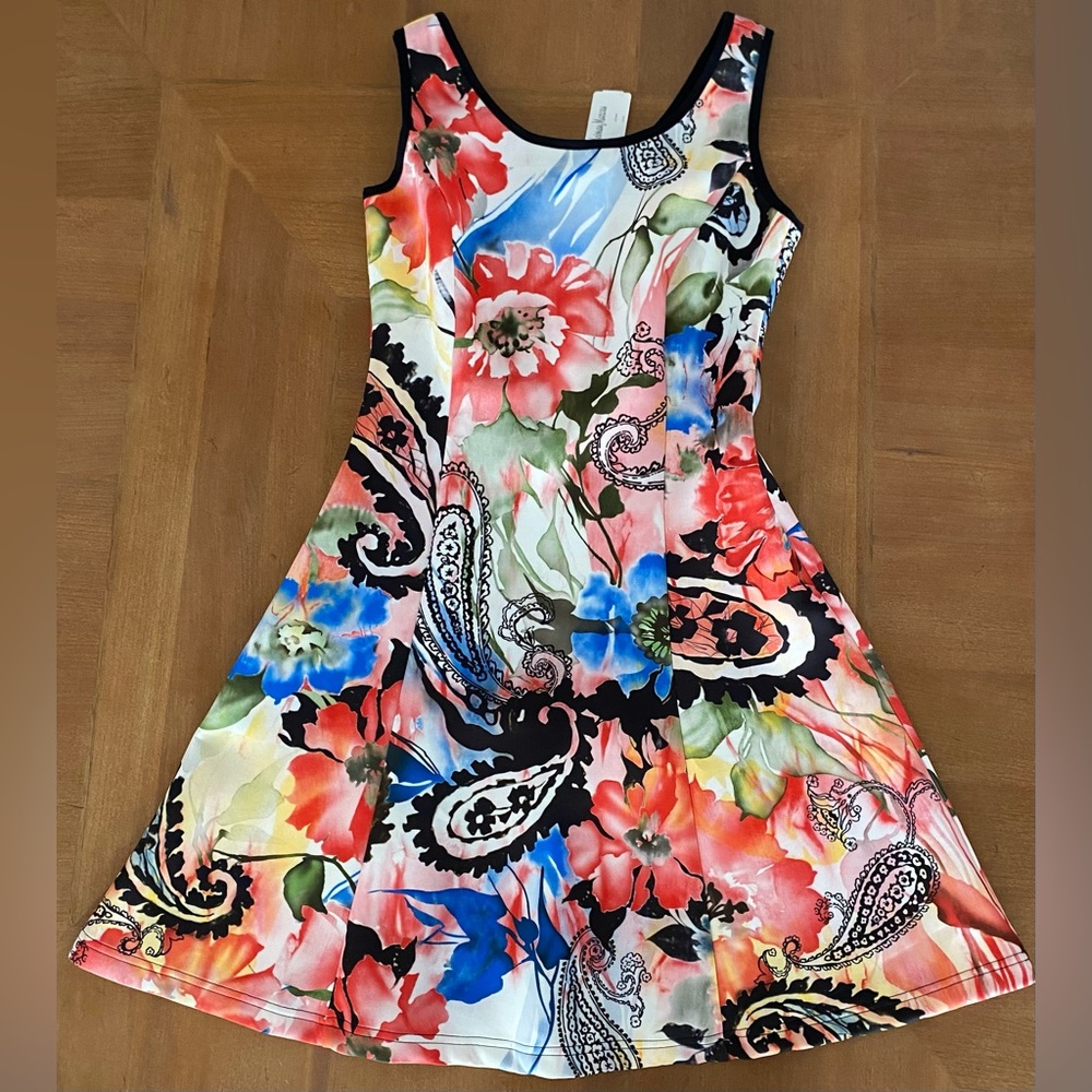 Neiman Marcus paisley/floral dress